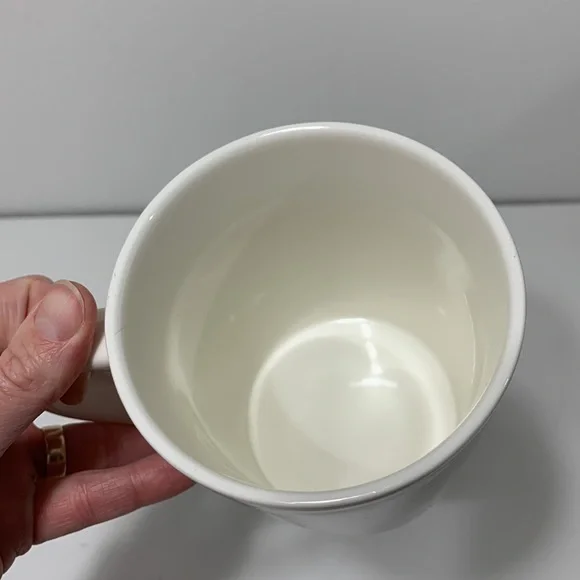 Williams Sonoma - Rory Dobner Fancy Flamingo Coffee Mug - monogram F - Picture 4 of 6